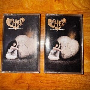 Cher Heart of Stone (Cassette) Lot Of 2 Cassette Tapes Tested Working W/ Inserts